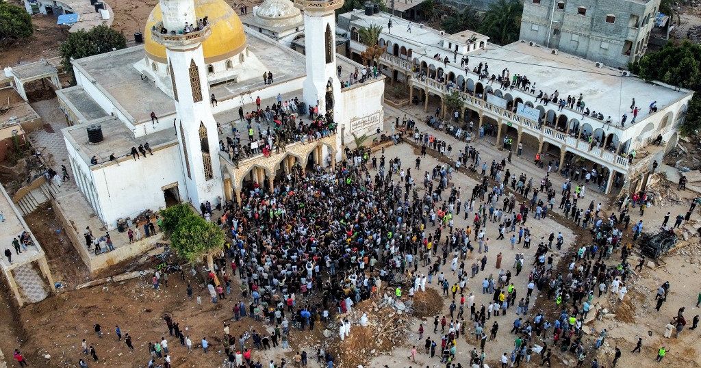 Libyans protest against authorities in flood-hit Derna