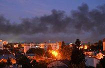 Ville ukrainienne bombardée, 19 septembre 2023.