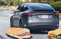 For six month, a mysterious driver has been throwing uneaten sandwiches out of his car in northern Germany, puzzling residents.