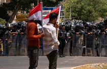 Irak'ta Türk Büyükelçiliği önünde protesto gösterisi - Arşiv