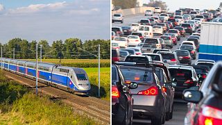 Vários países europeus investiram dinheiro em estradas e negligenciaram os caminhos-de-ferro.