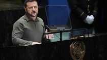 Президент Украины Владимир Зеленский на ГА ООН в Нью-Йорке