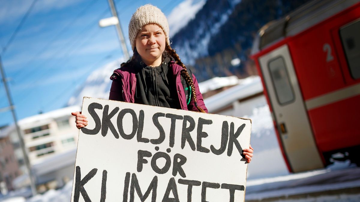 16 year-old Swedish climate activist Greta Thunberg arrives to attend the 49th Annual Meeting of the World Economic Forum, WEF, in Davos, Switzerland, Wednesday, Jan. 23, 2019