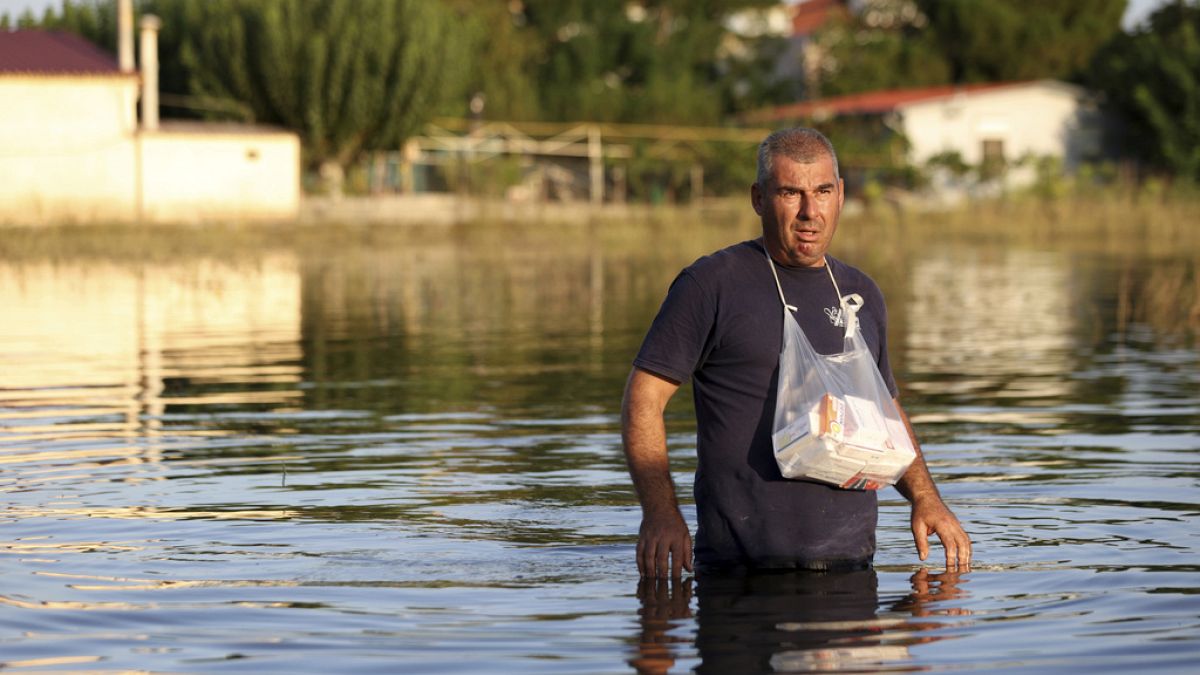 Tempestade Daniel inundou partes do centro da Grécia em setembro do ano passado