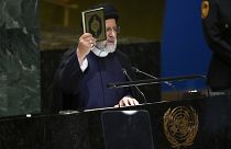  الرئيس الإيراني في خطاب أمام الجمعية العامة للأمم المتحدة في نيويورك