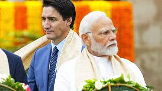 Kanada Başbakanı Justin Trudeau, Hindistan Başbakanı Narendra Modi 