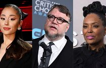 From left: Ariana Grande, Guillermo del Toro and Aisha Tyler among signatories calling on creatives to leverage their voices to stop book bans in US
