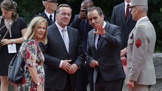 وزير الدفاع الفرنسي سيباستيان لوكورنو (يمين) ونظيره الألماني بوريس بيستوريوس أثناء لقاء في باريس ـ تموز / يوليو 2023 