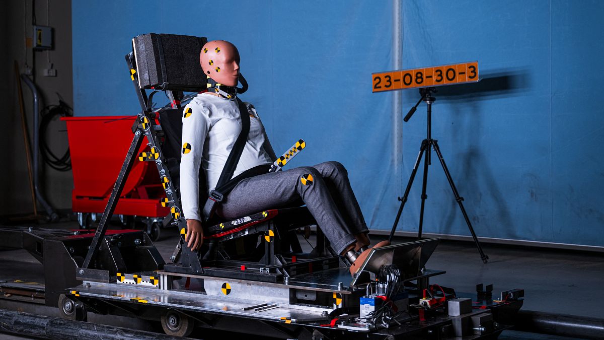 Researchers reveal first crash test dummy based on female body