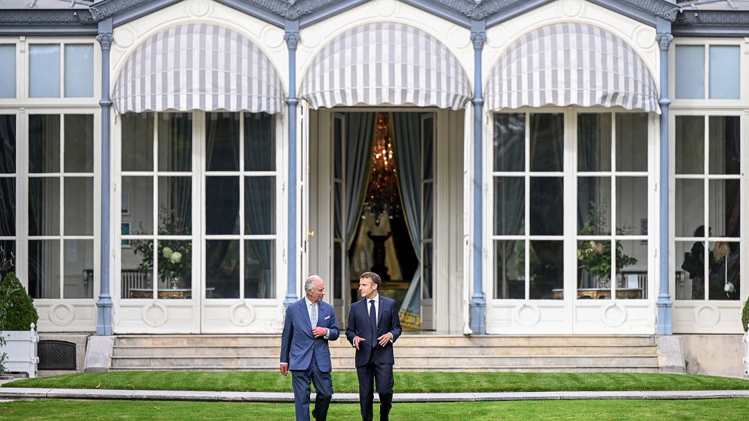 King Charles III and Queen Camilla arrive in Paris for state visit ...