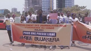 RDC : manifestation pour la libération du journaliste Stanis Bujakera
