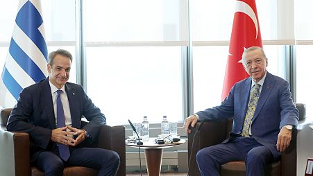 Erdoğan ve Miçotakis, Dışişleri Bakanları Hakan Fidan ve Yorgo Gerapetritis'in de katılımıyla New York'ta bir araya geldi. 