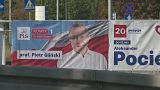 Cartelloni elettorale: il 15 ottobre in Polonia si vota. 