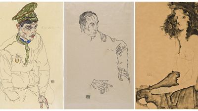 The US has returned seven artworks by famous Austrian painter Egon Schiele to the heirs of a Jewish cabaret star