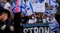 مظاهرات حاشدة ضند نتنياهو في نيويورك
