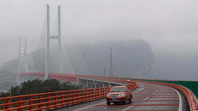 پل  بی پان جیانگ در شهرستان شویچنگ چین