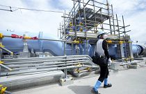 منشأة لتصريف المياه المشعة المعالجة إلى البحر من محطة فوكوشيما للطاقة النووية