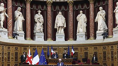 König Charles III. hat vor dem französischen Senat gesprochen