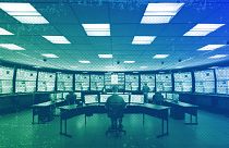The simulator control room at small modular reactor design facility in Oregon, 2020