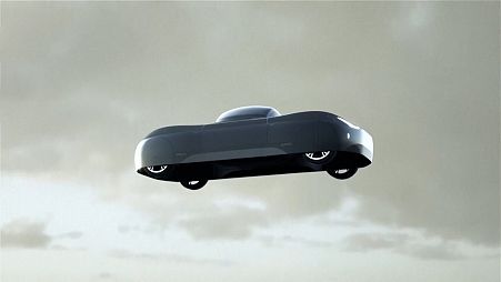 Image shows a concept rendering of Alef Aeronautics' Model A flying car prototype.
