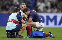 Frankreichs Rugby-Kapitän Antoine Dupont ist verletzt