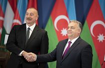 Archív fotó: Orbán Viktor és Ilham Alijev azerbajdzsáni elnök a Karmelita kolostorban