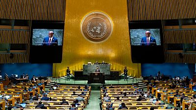 Abdel-Fattah Al-Burhan Abdelrahman Al-Burhan, President of the Transitional Sovereign Council of Sudan, addresses the United Nations General Assembly on Thursday