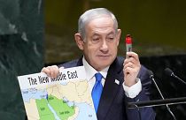 بنیامین نتانیاهو، نخست وزیر اسرائیل در مجمع عمومی سازمان ملل متحد