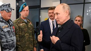 Putyin elnök katonai parancsnokokkal, Novgorod, 2023 szeptermber 12.