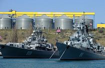 کشتی‌های ناوگان دریای سیاه روسیه در سواستوپول