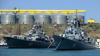 کشتی‌های ناوگان دریای سیاه روسیه در سواستوپول