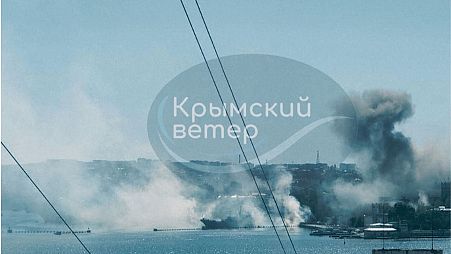 حمله موشکی اوکراین به مقر ناوگان دریای سیاه روسیه در جنوب غرب شبه جزیره کریمه