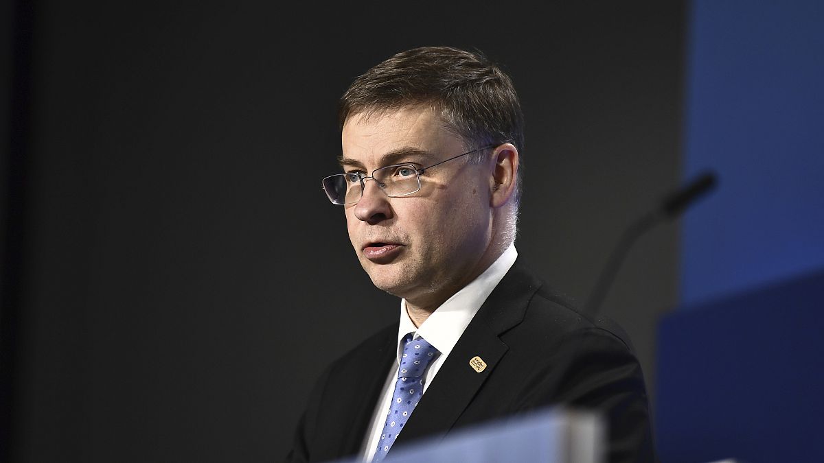 Valdis Dombrovskis, vice-presidente executivo da Comissão Europeia 