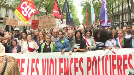 Anti-police brutality protest in Paris