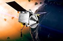طرح ناسا ازفضاپیمای حامل کاوشگر OSIRIS-REx بر فراز سیارک Bennu