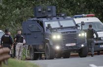 Kosovarische Polizei im Einsatz gegen serbische Miliz