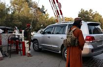 ایست بازرسی طالبان در شهر کابل ۲۵ اوت ۲۰۲۱