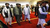 Talebani alla conferenza di pace di Mosca, nel marzo 2021. Pochi mesi prima del ritorno al potere in Afghanistan. 