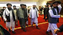 Talebani alla conferenza di pace di Mosca, nel marzo 2021. Pochi mesi prima del ritorno al potere in Afghanistan. 