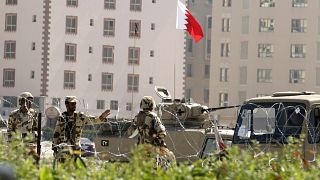 جنود بحريون في العاصمة المنامة 