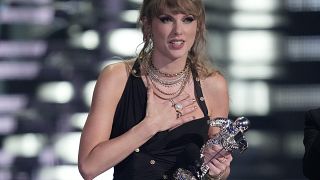 Taylor Swift en la entrega de premios de MTV VMA's