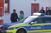 Polizei in Pragsdorf in MeckPom, wo ein 14-Jähriger festgenommen wurde