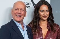 Bruce Willis and Emma Heming Willis attend the "Motherless Brooklyn" premiere during the 57th New York Film Festival at Alice Tully Hall on Friday, Oct. 11, 2019, in New York.