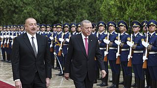 Cumhurbaşkanı Recep Tayyip Erdoğan, Azerbaycan Cumhurbaşkanı İlham Aliyev 