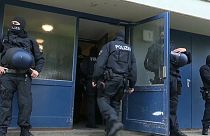 الشرطة الألمانية أثناء حملة ضد الهجرة غير الشرعية