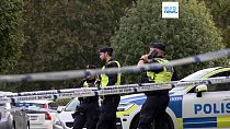 La Polizia svedese sul luogo delle esplosioni