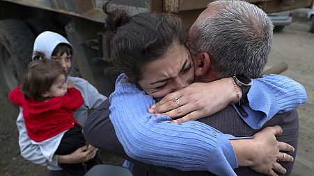 Desplazados procedentes de Nagorno Karabaj