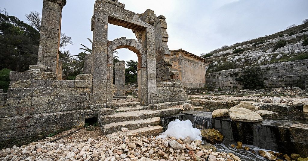 Floods reveal new ancient structure at ancient Greek city near Derna