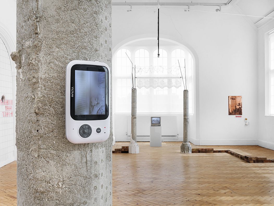 Installation View of Jesse Darling, Enclosures at Camden Art Centre, 2022