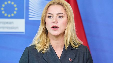 Evika Siliņa, a nova primeira-ministra da Letónia, deslocou-se a Bruxelas para se encontrar com a presidente da Comissão Europeia, Ursula von der Leyen, e com o secretário-geral da NATO, Jens Stoltenberg.